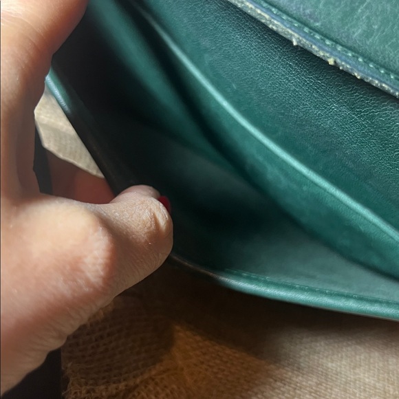 RARE Vintage Coach Court #9870 Bag in Bottle Green - Picture 6 of 9